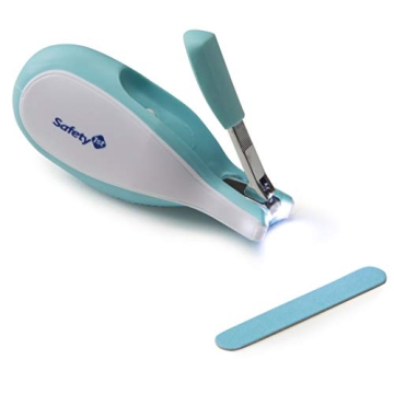 Safety 1st Sleepy Baby Nail Clipper with LED Light for Easy Use