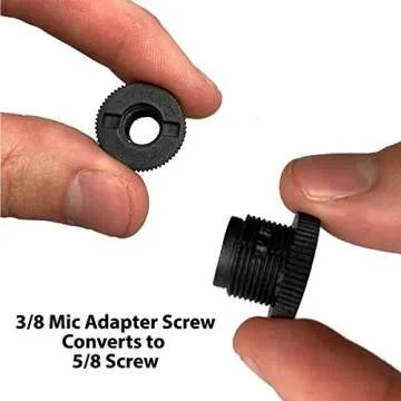 ChromaCast Pro Series 38" Scissors Arm Adjustable Microphone Desk Stand with Boom Suspension, Includes Mic Clip (CC-SDMIC-STAND-38)