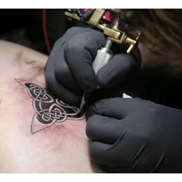 Adenna Shadow Black Powder Free Exam Gloves - 100 Count