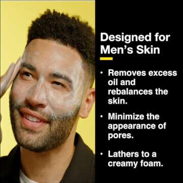 Lumin - Dynamic Duo - Skin Care kit for Men - Includes: Charcoal Face Wash Daily Detox & Daily Face ...