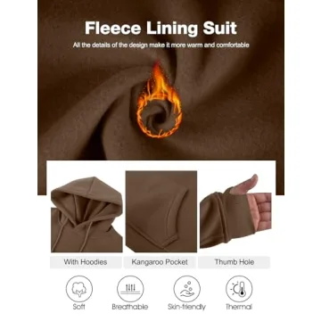 Flygo Women's Fleece Crop Sweatshirt Joggers Set