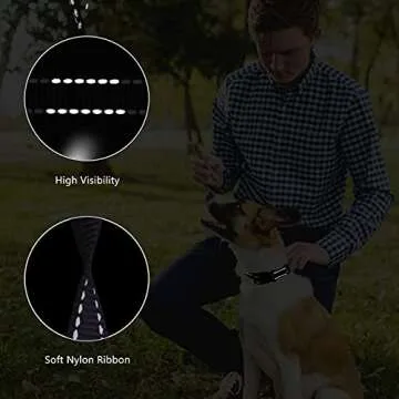 Martingale Dog Collar and Leash Set Martingale Collars for Dogs Reflective Martingale Collar for Small Medium Large Dogs(Black&M)