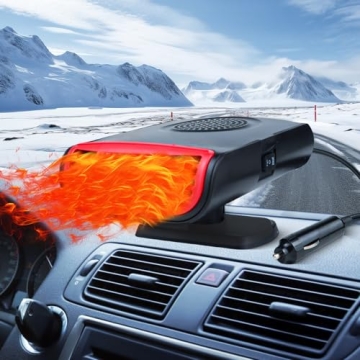 Portable Car Heater For Vehicle 12V: That Plugs Into Cigarette Lighter Window Windshield Defroster C...