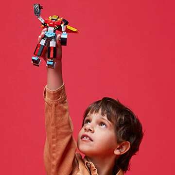 LEGO Creator 3 in 1 Super Robot Building Kit, Kids Can Build a Toy Robot or a Toy Dragon, or a Model...