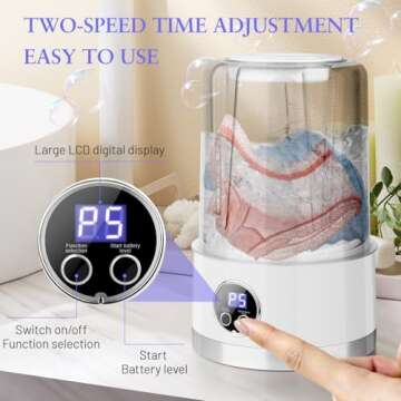 Portable Underwear Washing Machine - Rechargeable Mini Design
