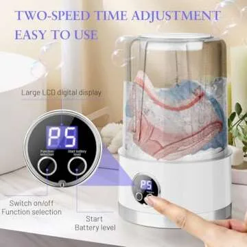 Portable Underwear Washing Machine - Rechargeable Mini Design
