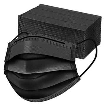 Kids Disposable Face Mask 100 PCS Black Ages 4-12