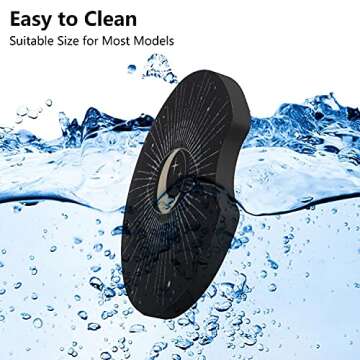 Jupswan Car Cupholder Coaster Absorbent 2 Pack Cute Funny Fun Trendy All Seeing Eyes Evil Eyes Design Rubber New Automotive Cup Holder Decal Decor Accessories for Women Men