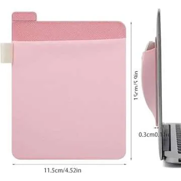 Pink External Hard Drive Holder - External Hard Drive Adhesive Carrying Case,Reusable Sleeve Storage Organizer Computer Hard Drive Bags and Cases for Battery Pack, Computers and Accessories