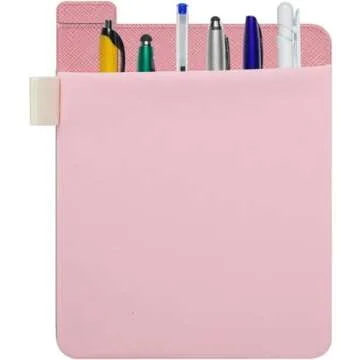 Pink External Hard Drive Holder - External Hard Drive Adhesive Carrying Case,Reusable Sleeve Storage Organizer Computer Hard Drive Bags and Cases for Battery Pack, Computers and Accessories