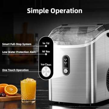 Antarctic Star Nugget Ice Maker for Home and Parties