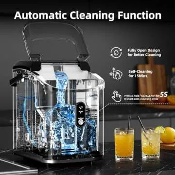 Antarctic Star Nugget Ice Maker for Home and Parties