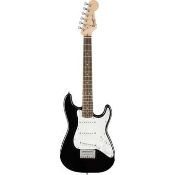 Fender Squier Mini Strat Electric Guitar for Kids - Complete Bundle with Lessons