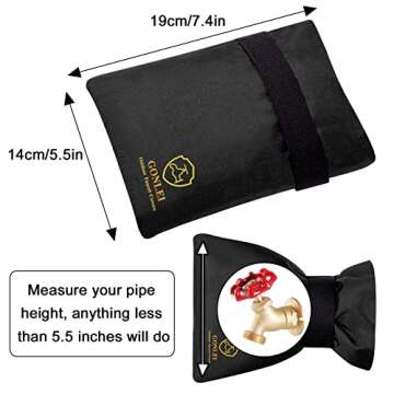 GonLei Winter Faucet Insulated Covers - 4 Pack