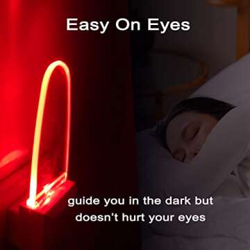 CICINY LED Night Light Plug in 4 Pack, Energy Efficient 0.5W, Dusk to Dawn Sensor Nightlights for Be...