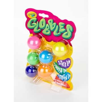Crayola Globbles Fidget Toy 6ct Sticky Stress Balls
