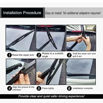 FAPIUO Replacement Silent Wipers for Mercedes GLC 2016-2021