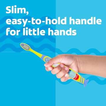 Minions Kids Toothbrush with Soft Bristles and Holder