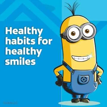 Minions Kids Toothbrush with Soft Bristles and Holder