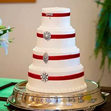 Chuangdi 3/8 Inch Burgundy Velvet Ribbon - 60 Yards for Crafts & Decor