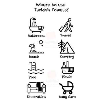 Bazaar Anatolia Turkish Towel 100% Cotton Beach Towel 76x38 Thin Lightweight Travel Camping Bath Sauna Gym Pool Unique Red Towels