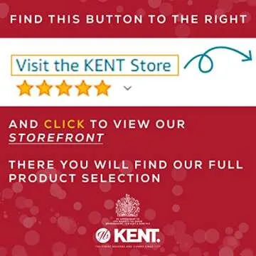 Kent SPC85 5 inch Salon-Style Professional Hair Comb