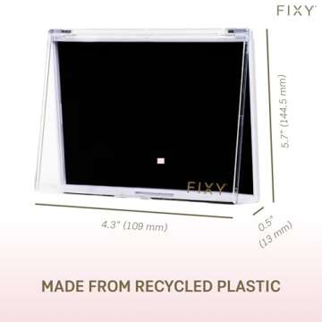 FIXY Small Magnetic Makeup Organizer with Clear Top – Depot, Organize & Declutter Your Makeup–Tr...