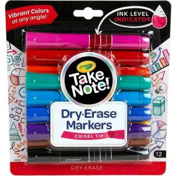 Crayola Dry Erase Markers 12ct for Classroom Use