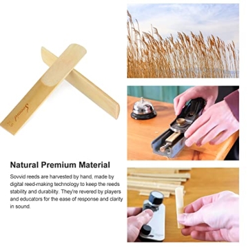 Sovvid Alto Saxophone Reeds 10 Pack for Clear Sound