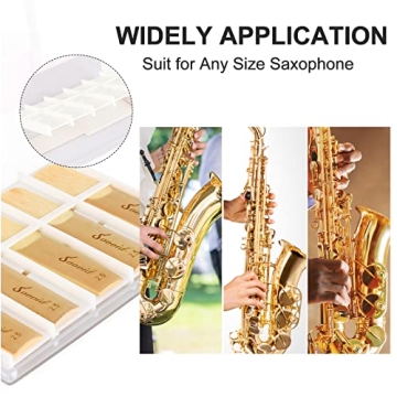 Sovvid Alto Saxophone Reeds 10 Pack for Clear Sound