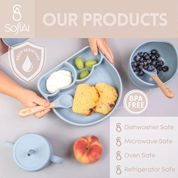 SofiAl All In One Baby Feeding Set - Safe and Non-Toxic