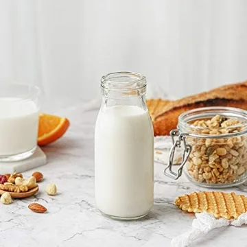 Stylish QAPPDA 12 oz Glass Bottles for Parties & Storage