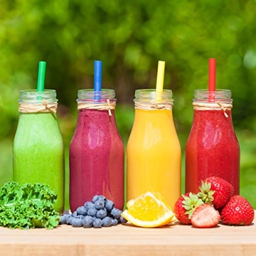 Stylish QAPPDA 12 oz Glass Bottles for Parties & Storage