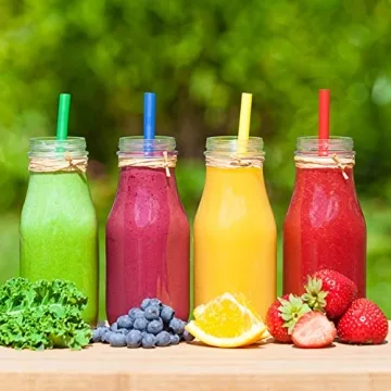 Stylish QAPPDA 12 oz Glass Bottles for Parties & Storage