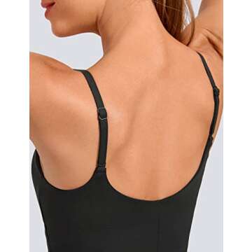 CRZ YOGA Butterluxe Adjustable Spaghetti Strap Sports Bra