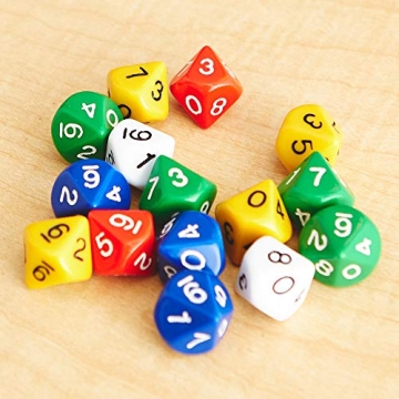 EAI Education 10-Sided Dice Set of 25 for Engaging Math Learning