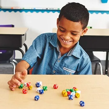 EAI Education 10-Sided Dice Set of 25 for Engaging Math Learning