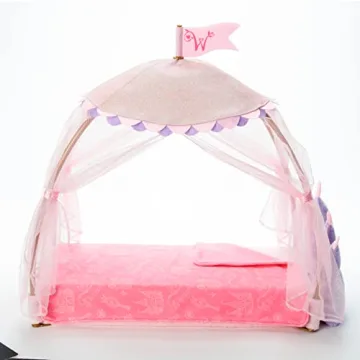 American Girl WellieWishers Royal Canopy Bed Playset
