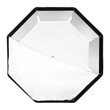 Godox SB-UE 37"/95cm Umbrella Octagon Softbox Reflector with Honeycomb Grid for Speedlight Flash (Bowens Mount)