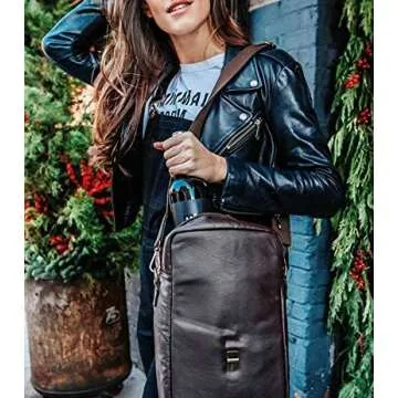 Insulated Wine Carrier Cooler Gift Bag for Women