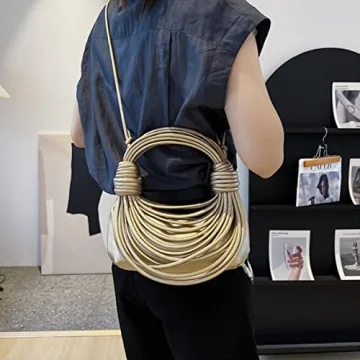 Trendy Knotted Woven Tote Bag Perfect for Any Occasion