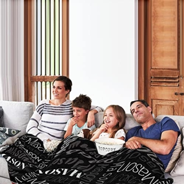 KYGNE Ship Next Day Personalized Baby Blanket for All Ages