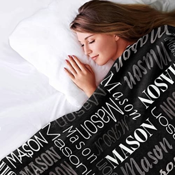 KYGNE Personalized Baby Blanket for Boys Girls Custom Gift