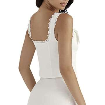 Y2K Summer Top Lace Up Tank Top for Trendy Style