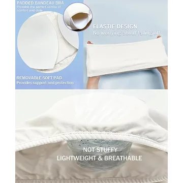 Shop Women's Sports Bandeau Casual Tube Top Bra