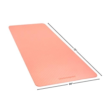 Retrospec Zuma Yoga Mat Non Slip for Yoga Pilates Exercises