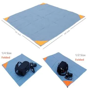 Orga'Neat Pocket Picnic Blanket: Lightweight & Durable