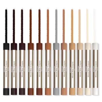 Boncart Wood Filler Sticks,12colors Wood Wax Crayons for Repairing Scratches, Scuffs, Cracks, and Nail Holes on Wood Furniture, Floors, Cabinets, Tables, and Doors