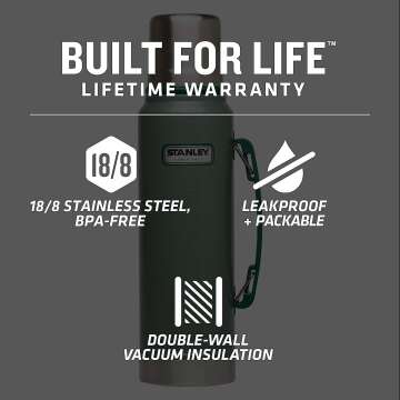 Stanley Vacuum Insulated Wide Mouth Bottle – 24 Hours