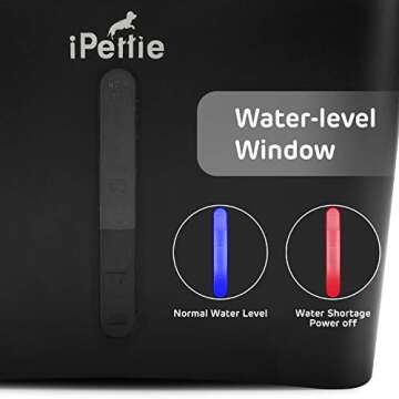 Ultra-Quiet iPettie Kamino Cat Water Fountain - 3L Capacity